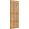 Ekena Millwork Spaced Board-n-Batten Shutters w/Z-Bar, Rough Sawn Western Red Cedar, 34 3/4W x 79H, PR RBS06Z35X079RWR - alternate 5